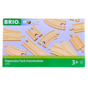BRIO World Expansion Pack Intermediate Wooden Train Set for Kids